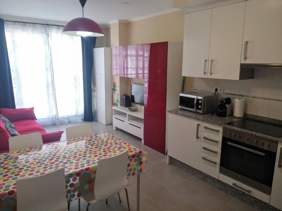 Apartamento Playa A Rapadoira Con Terraza Foz Dış mekan fotoğraf